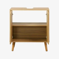 Vintage-Waschbeckenunterschrank mit Holzoptik