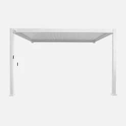 Wand Pergola mit Lamellendach 3x4m Triomphe