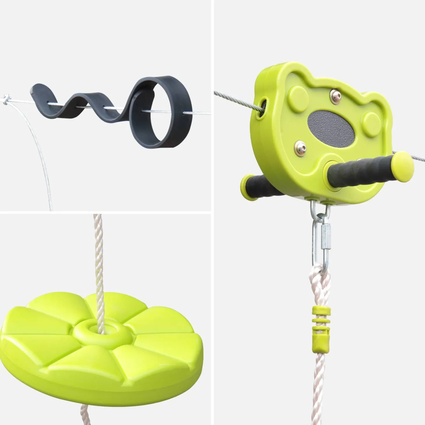ALIZE - Seilrutsche mit Rundsitz und 30 m Kabel