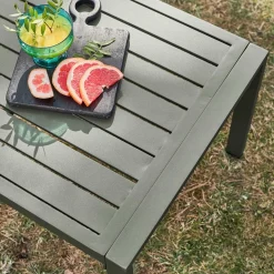 Aluminium-Gartenmöbelset für 4 Personen
