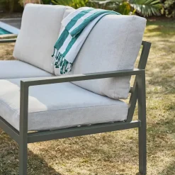 Aluminium-Gartenmöbelset für 4 Personen