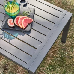 Aluminium-Gartenmöbelset für 4 Personen