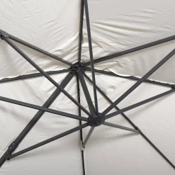 Ampel-Sonnenschirm rechteckig 3x4m + befüllbare Platten 50x50cm