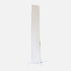 Ampel-Sonnenschirm 3x4m, Mast in Holzoptik + befüllbare Platten 50x50cm