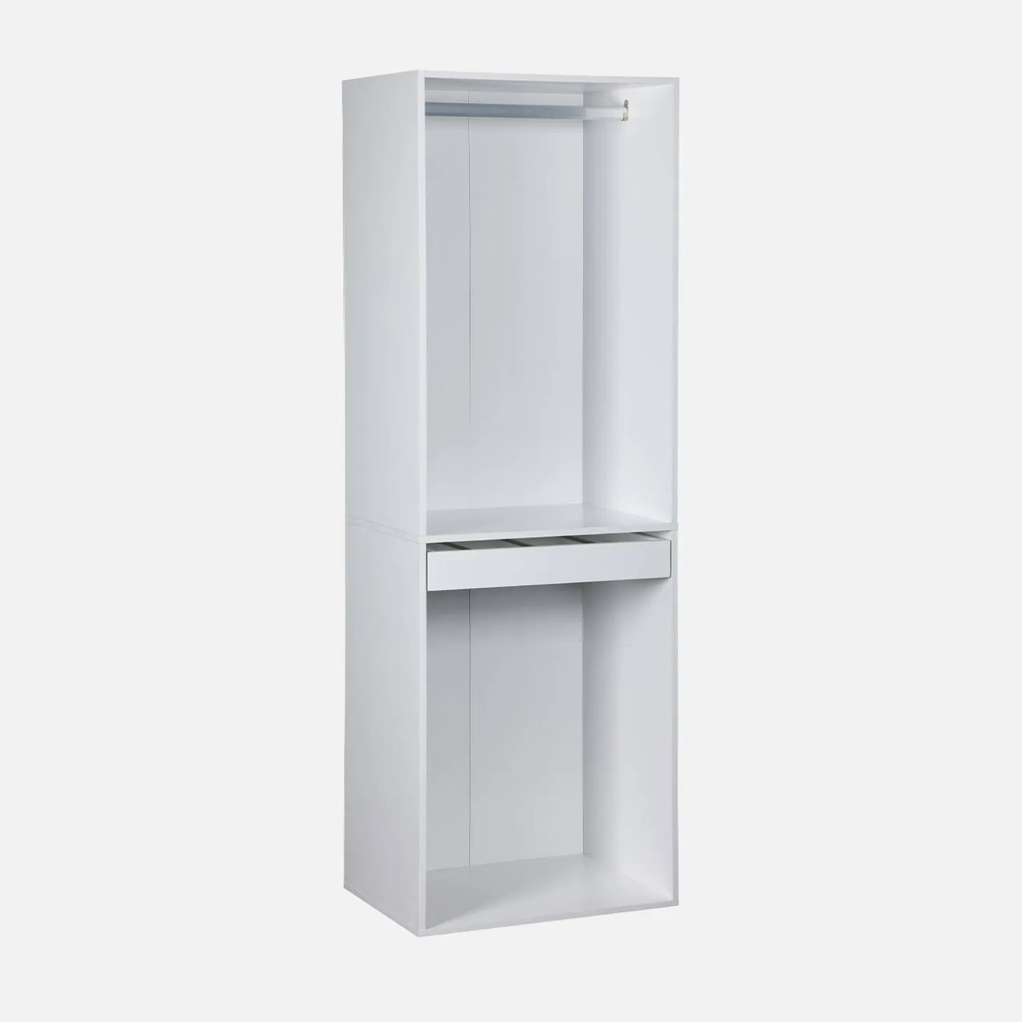 Ankleidemodul mit Garderobe und Hosenhalter