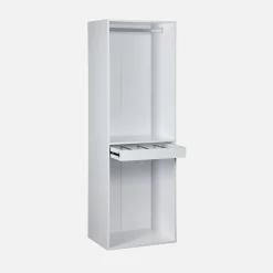 Ankleidemodul mit Garderobe und Hosenhalter