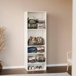 Ankleidemodul mit 5 Regalen