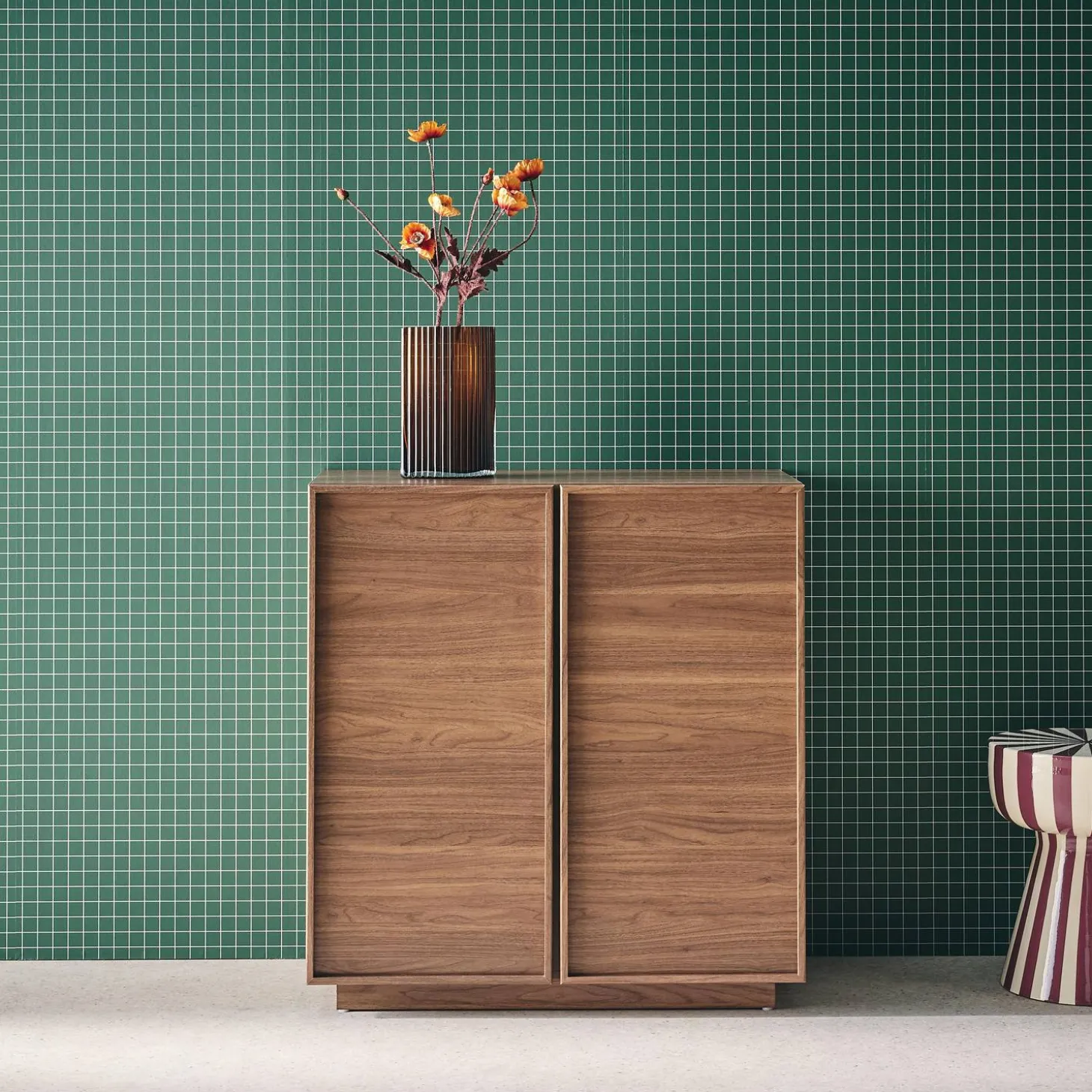 Anrichte Holzlook 2 Türen 80 cm
