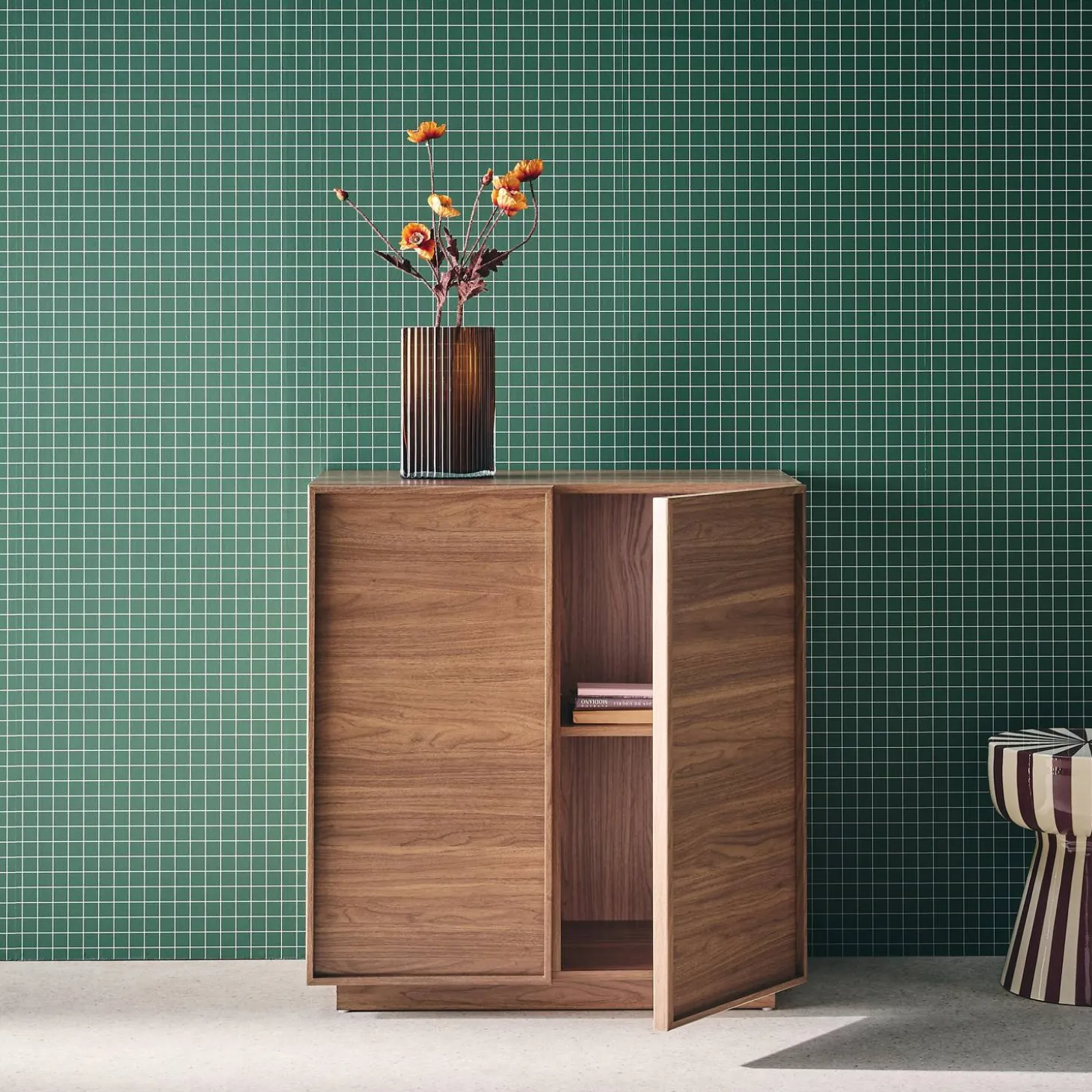 Anrichte Holzlook 2 Türen 80 cm