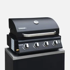Außenküche 7 Elemente aus Stahl + Gasgrill 4 Brenner