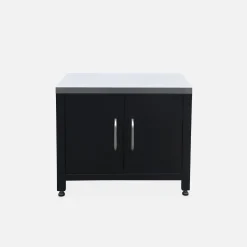 Außenküche 5 Elemente aus Stahl + Gasgrill 4 Brennern