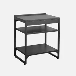 Außenküche Stahl 2 Regale B 80 cm