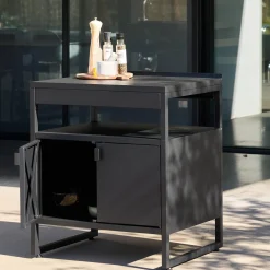 Außenküche Stahl 2 Türen B 80 cm