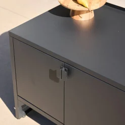 Außenküche Stahl 2 Türen L80cm