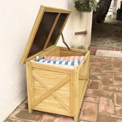 Aufbewahrungsbox aus Tannenholz 80 cm