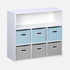 Aufbewahrungsmöbel für Kinder, 6 Boxen