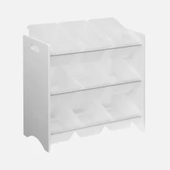 Aufbewahrungsregal für Kinder mit 9 Boxen (2er Set)