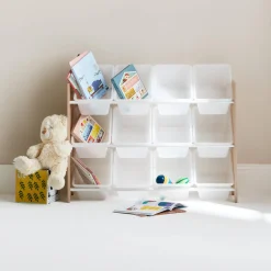 Aufbewahrungsregal mit 12 Boxen