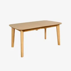 Ausziehbarer Esstisch rechteckig 160 - 210 cm, Eichenfurnier