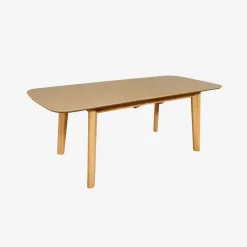 Ausziehbarer Esstisch rechteckig 160 - 210 cm, Eichenfurnier