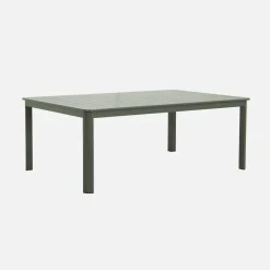 Ausziehbarer Gartentisch aus Aluminium 199/258,5cm für 12 Personen