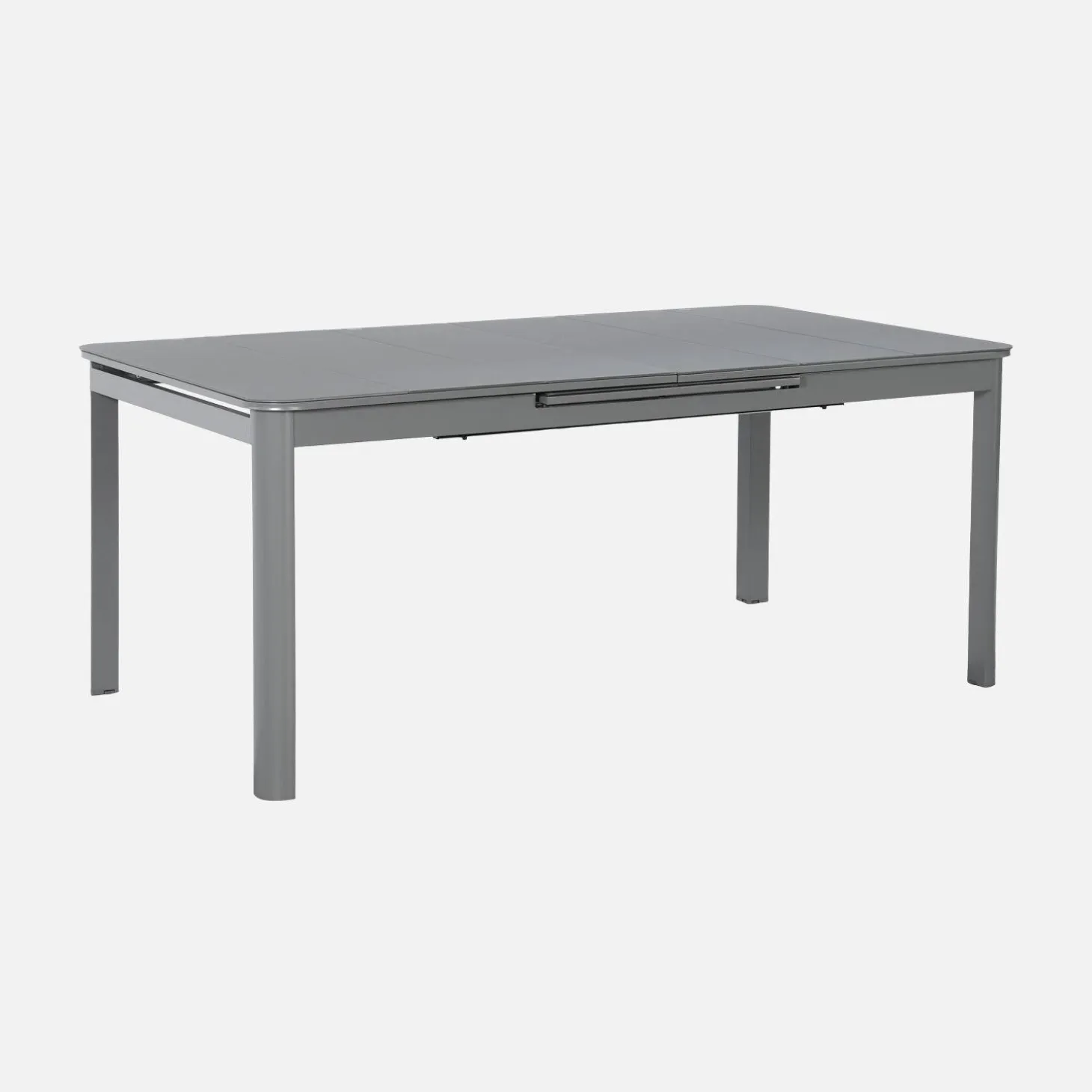 Ausziehbarer Gartentisch aus Aluminium 180/240,5cm für 8 Personen