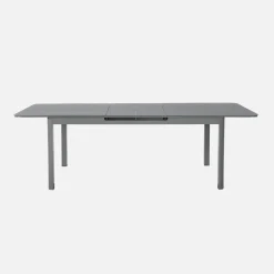 Ausziehbarer Gartentisch aus Aluminium 180/240,5cm für 8 Personen