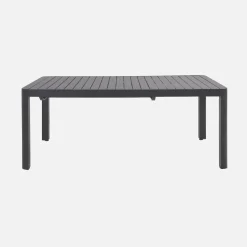 Ausziehbarer Gartentisch aus Aluminium für 8-10 Personen