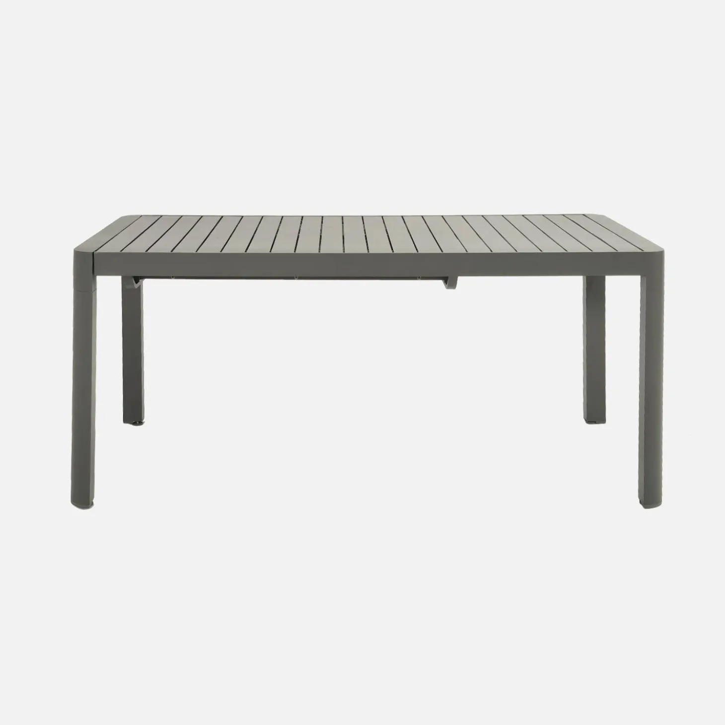 Ausziehbarer Gartentisch aus Aluminium für 8-10 Personen