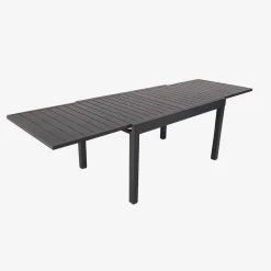 Ausziehbarer Gartentisch aus Aluminium, 8 Personen