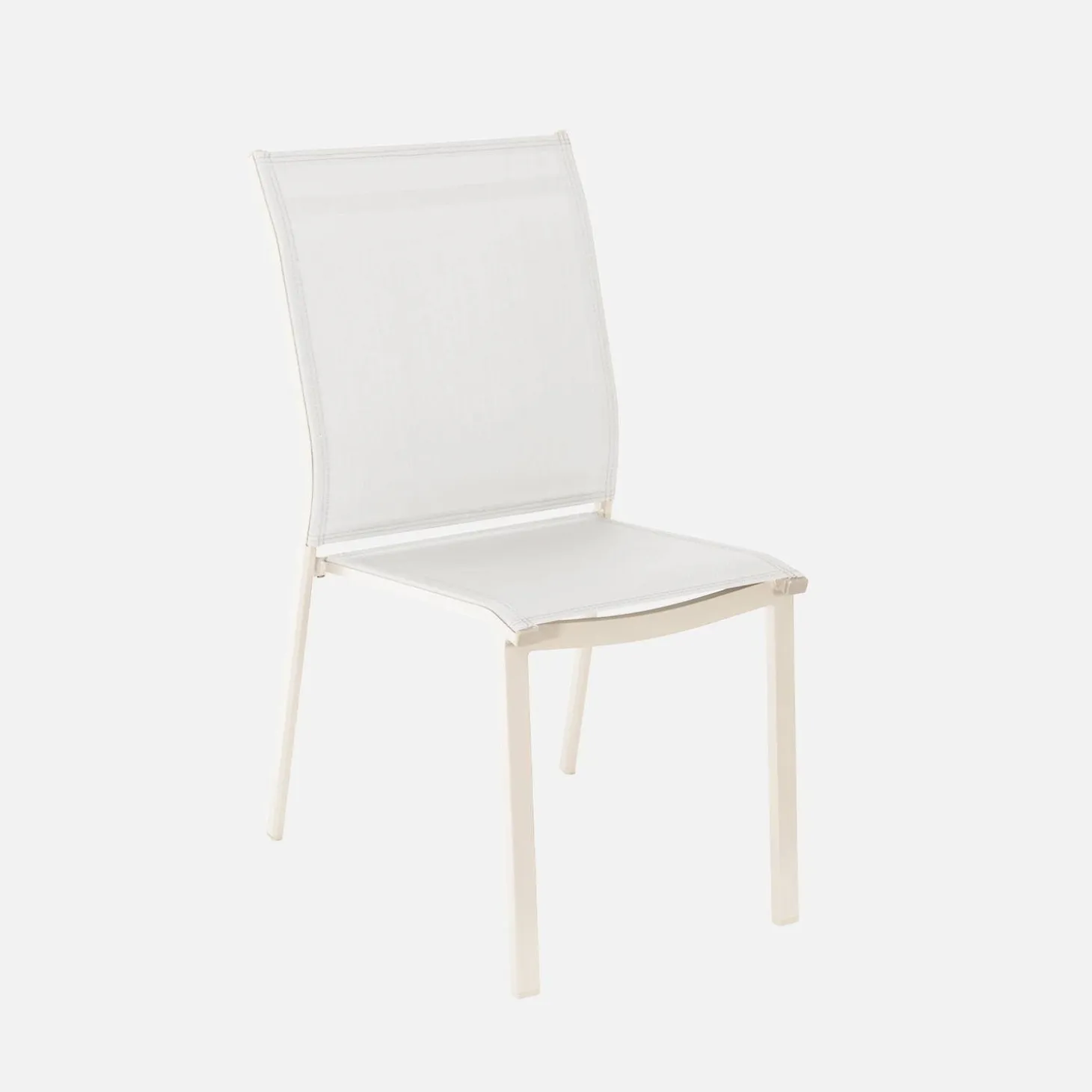 Ausziehbarer Gartentisch aus Aluminium, 4 Stühle, 2 Sessel