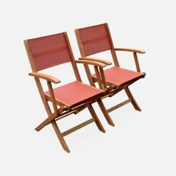 Ausziehbarer Gartentisch aus Holz, 10 Stühle