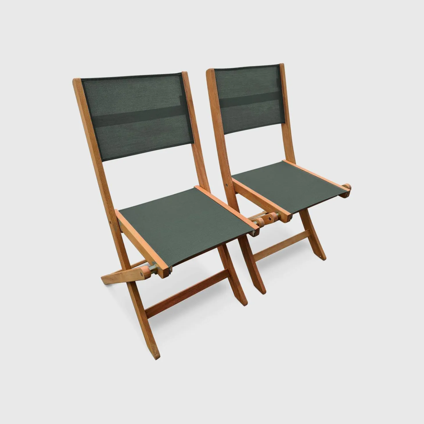 Ausziehbarer Gartentisch aus Holz, 8 Stühle