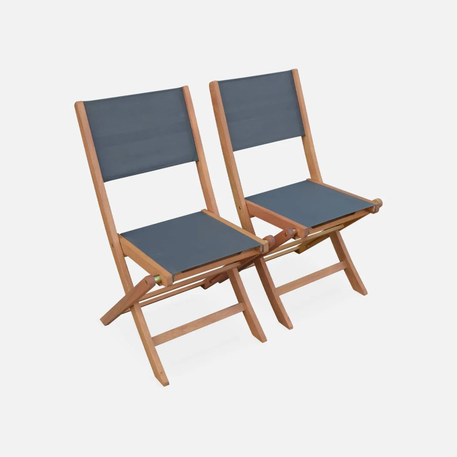 Ausziehbarer Gartentisch aus Holz, 8 Stühle