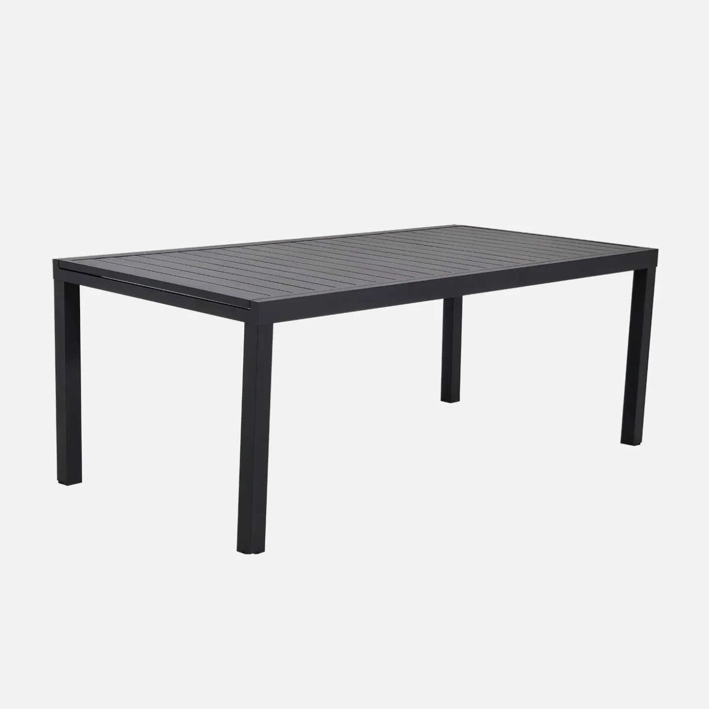 Ausziehbarer Gartentisch 200/320cm + 10 Sessel