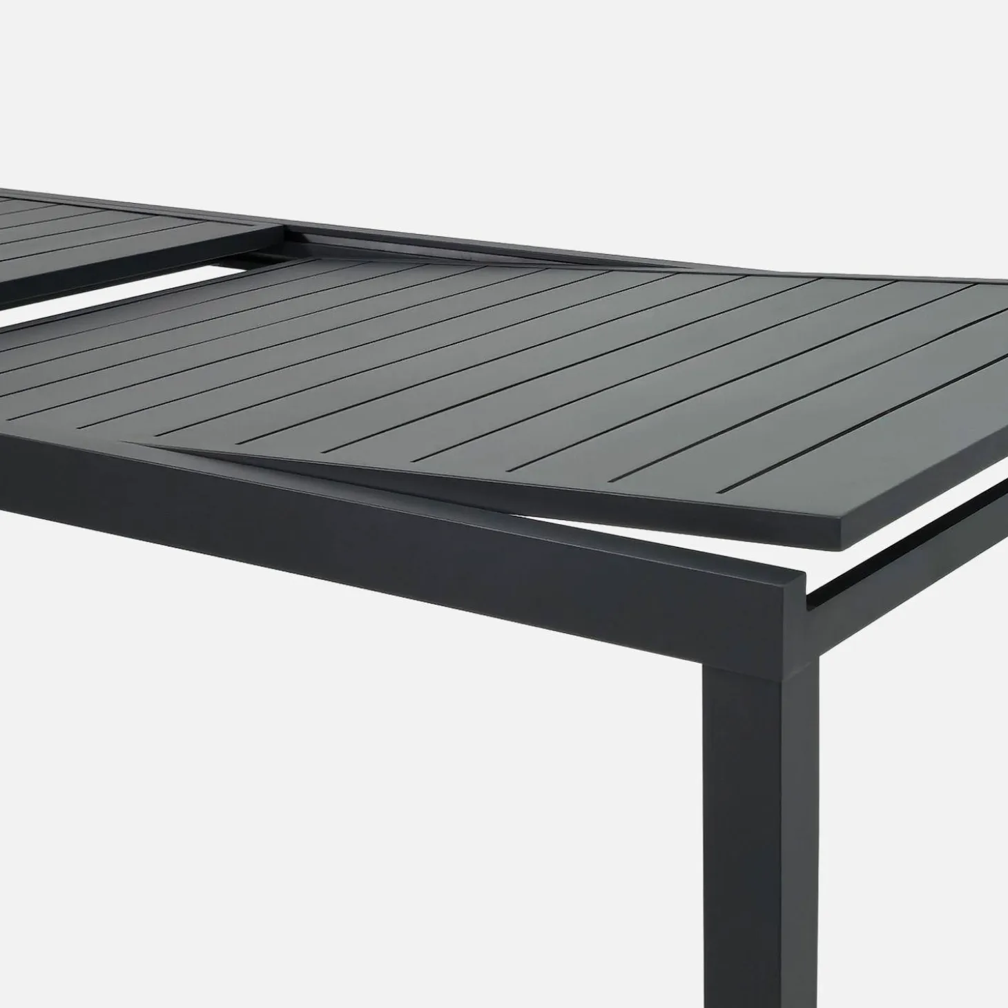 Ausziehbarer Gartentisch 200/320cm + 10 Sessel