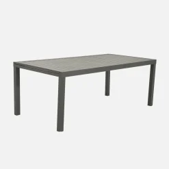 Ausziehbarer Gartentisch 200/320cm + 10 Sessel