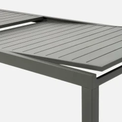Ausziehbarer Gartentisch 200/320cm + 10 Sessel