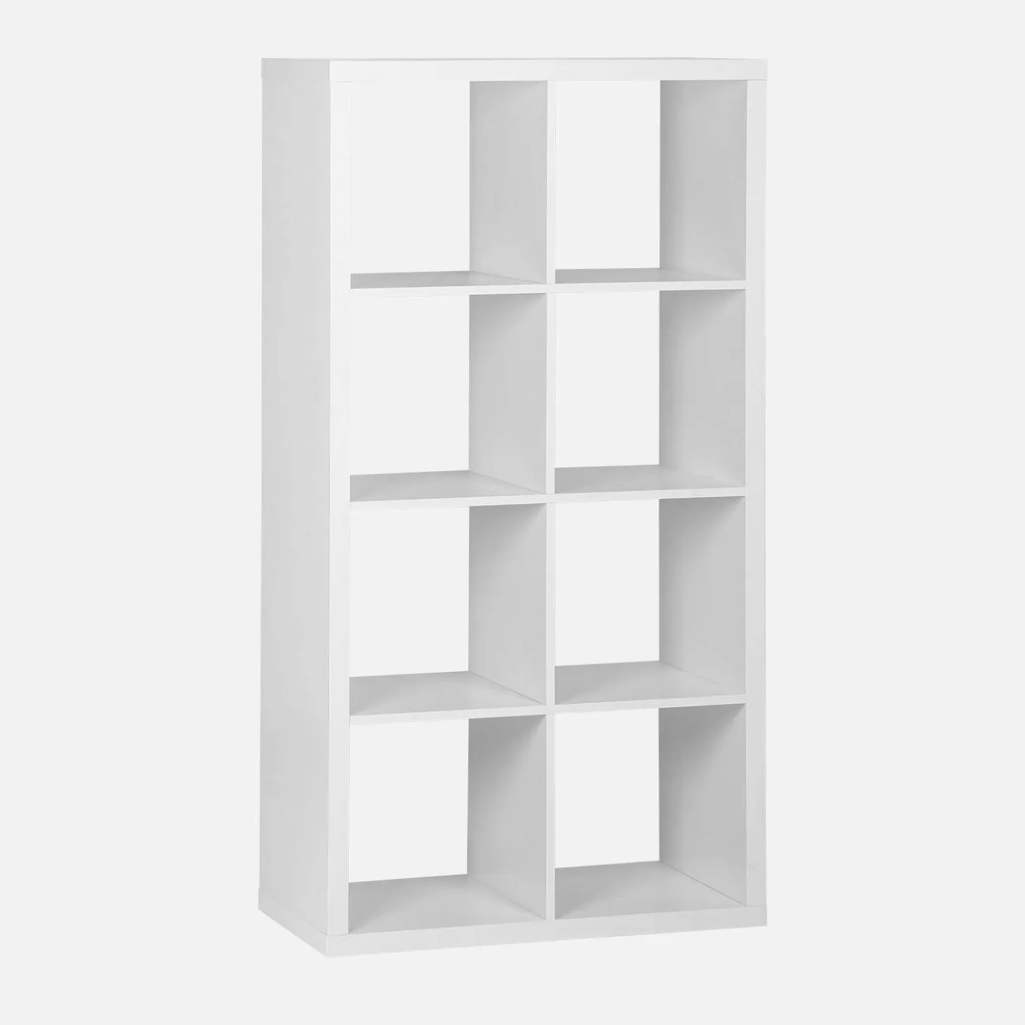 Bücherregal Holzoptik 4 Ebenen 8 Stauräume
