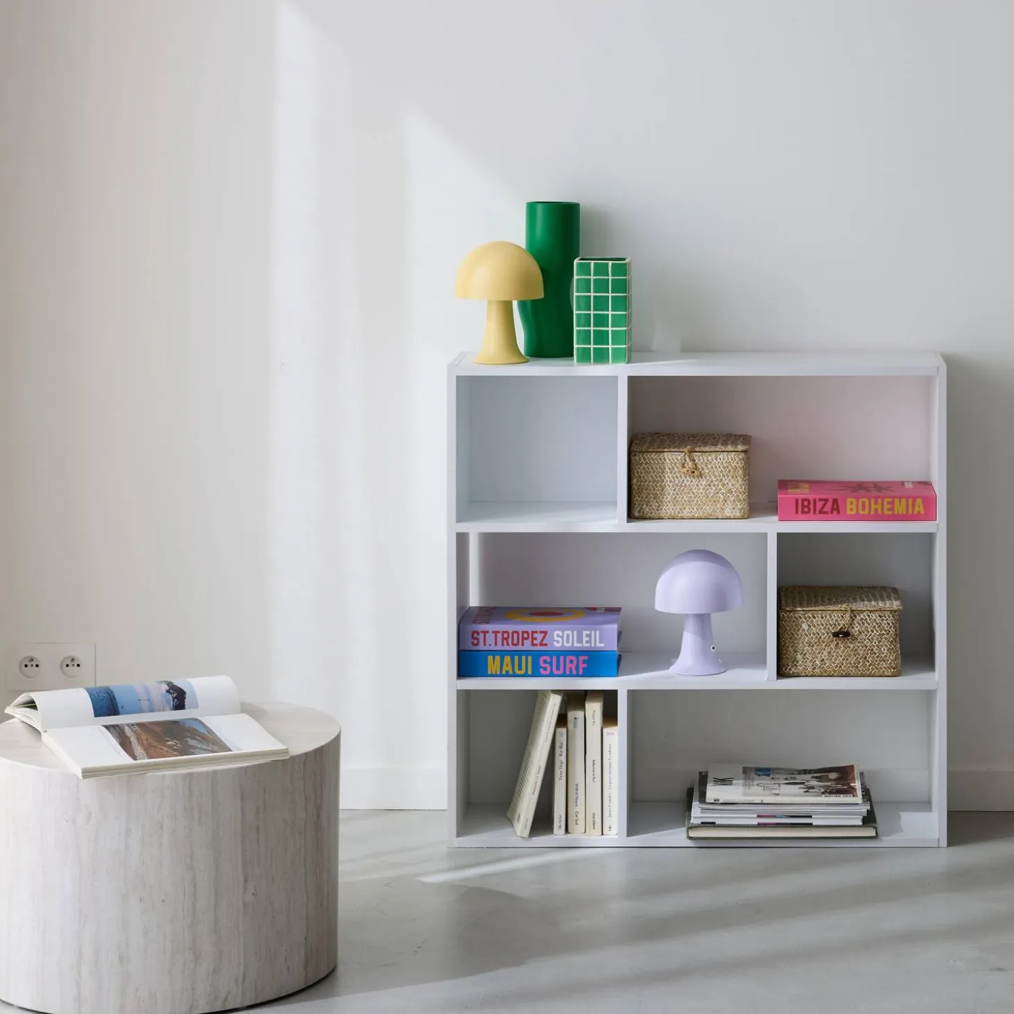 Bücherregal 3 Regale 6 Fächer