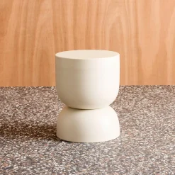 Beistelltisch, Couchtisch, Nachttisch aus Metall Ø32 x H42cm