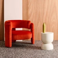 Beistelltisch, Couchtisch, Nachttisch aus Metall Ø32 x H42cm