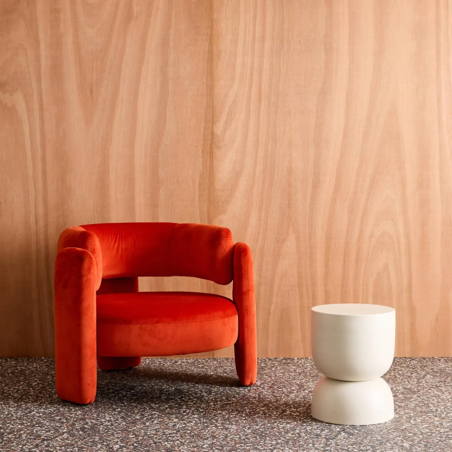 Beistelltisch, Couchtisch, Nachttisch aus Metall Ø32 x H42cm