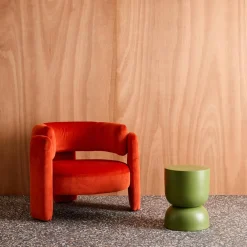 Beistelltisch, Couchtisch, Nachttisch aus Metall Ø32 x H42cm