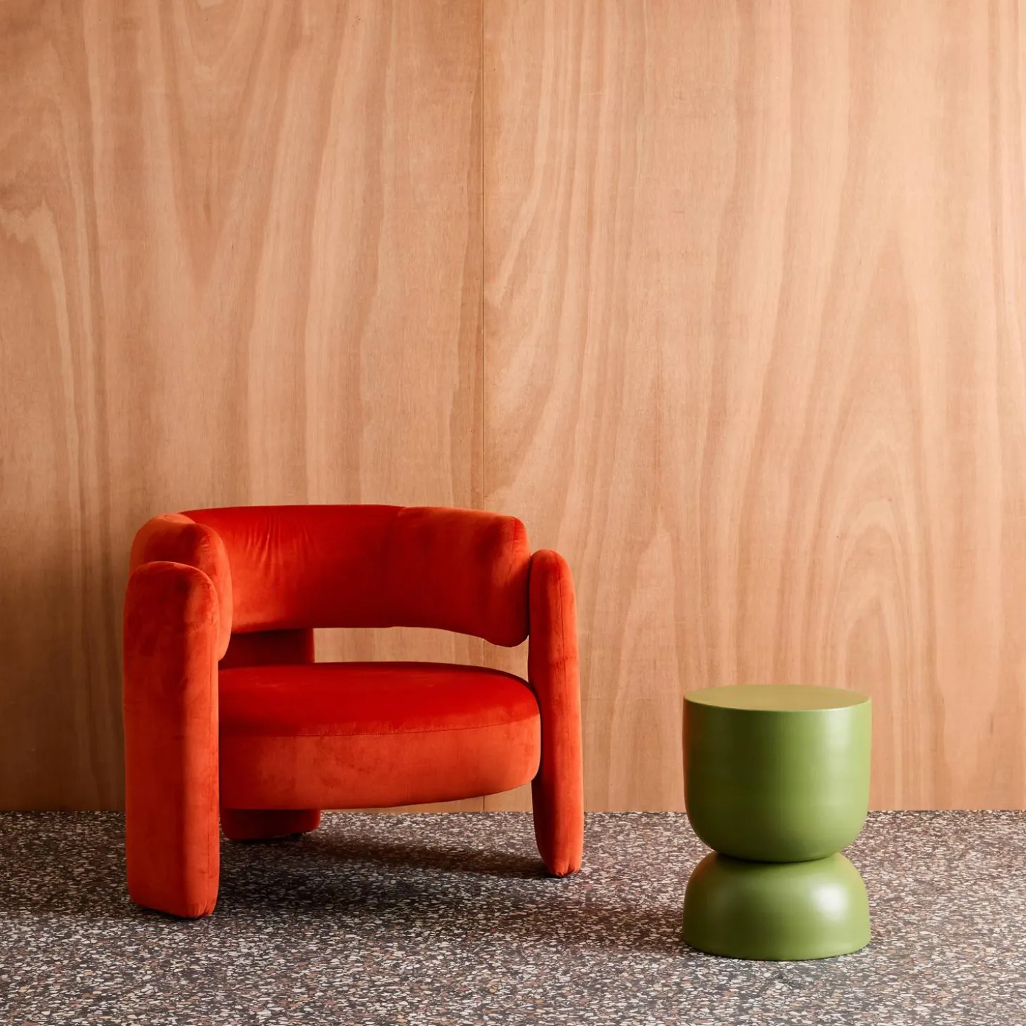 Beistelltisch, Couchtisch, Nachttisch aus Metall Ø32 x H42cm