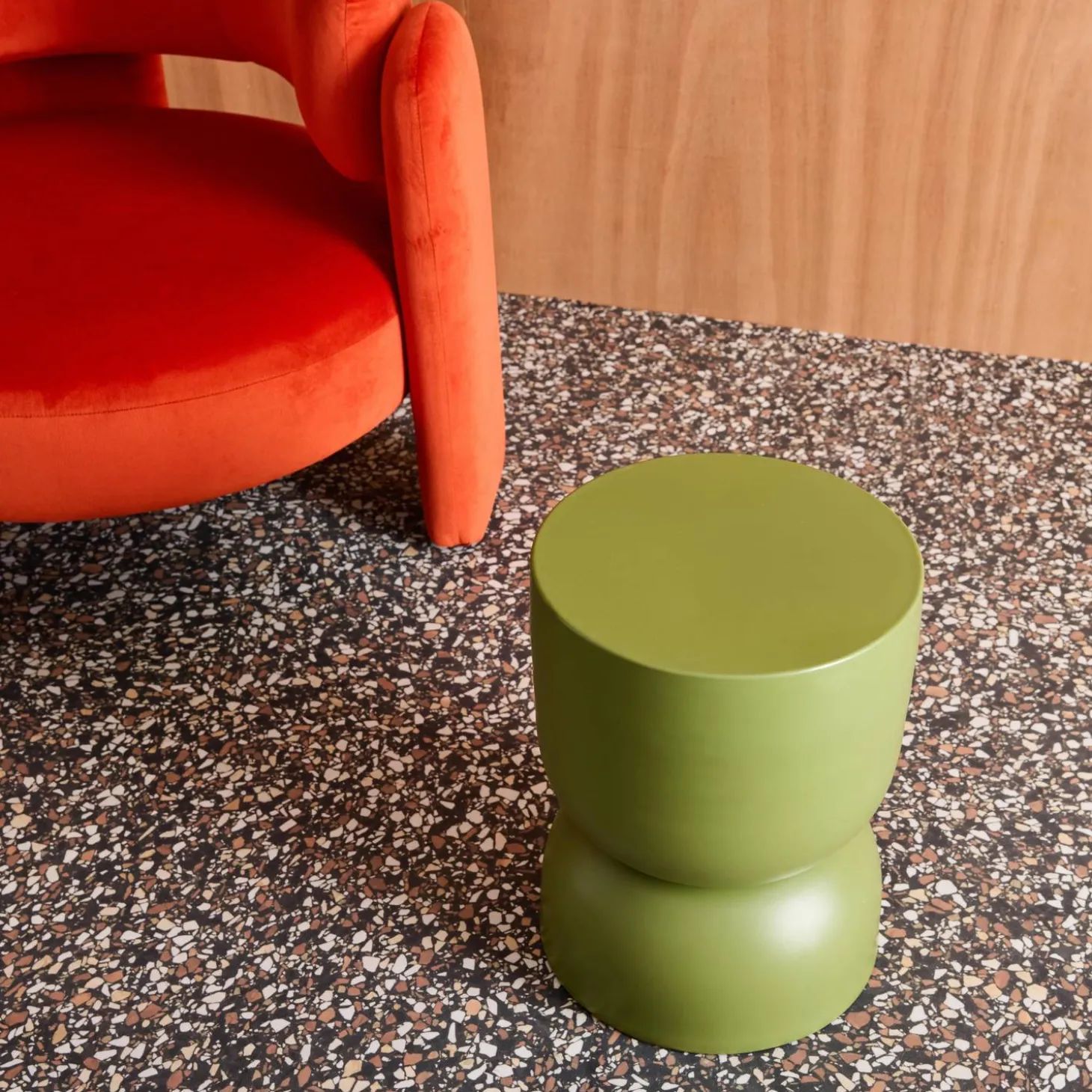 Beistelltisch, Couchtisch, Nachttisch aus Metall Ø32 x H42cm