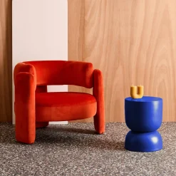Beistelltisch, Couchtisch, Nachttisch aus Metall Ø32 x H42cm