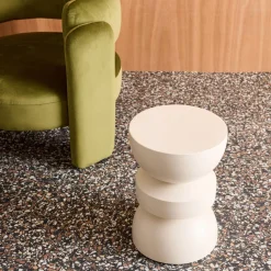 Beistelltisch, Couchtisch, Nachttisch Metall Ø32 x H 43,5cm