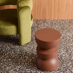 Beistelltisch, Couchtisch, Nachttisch Metall Ø32 x H 43,5cm
