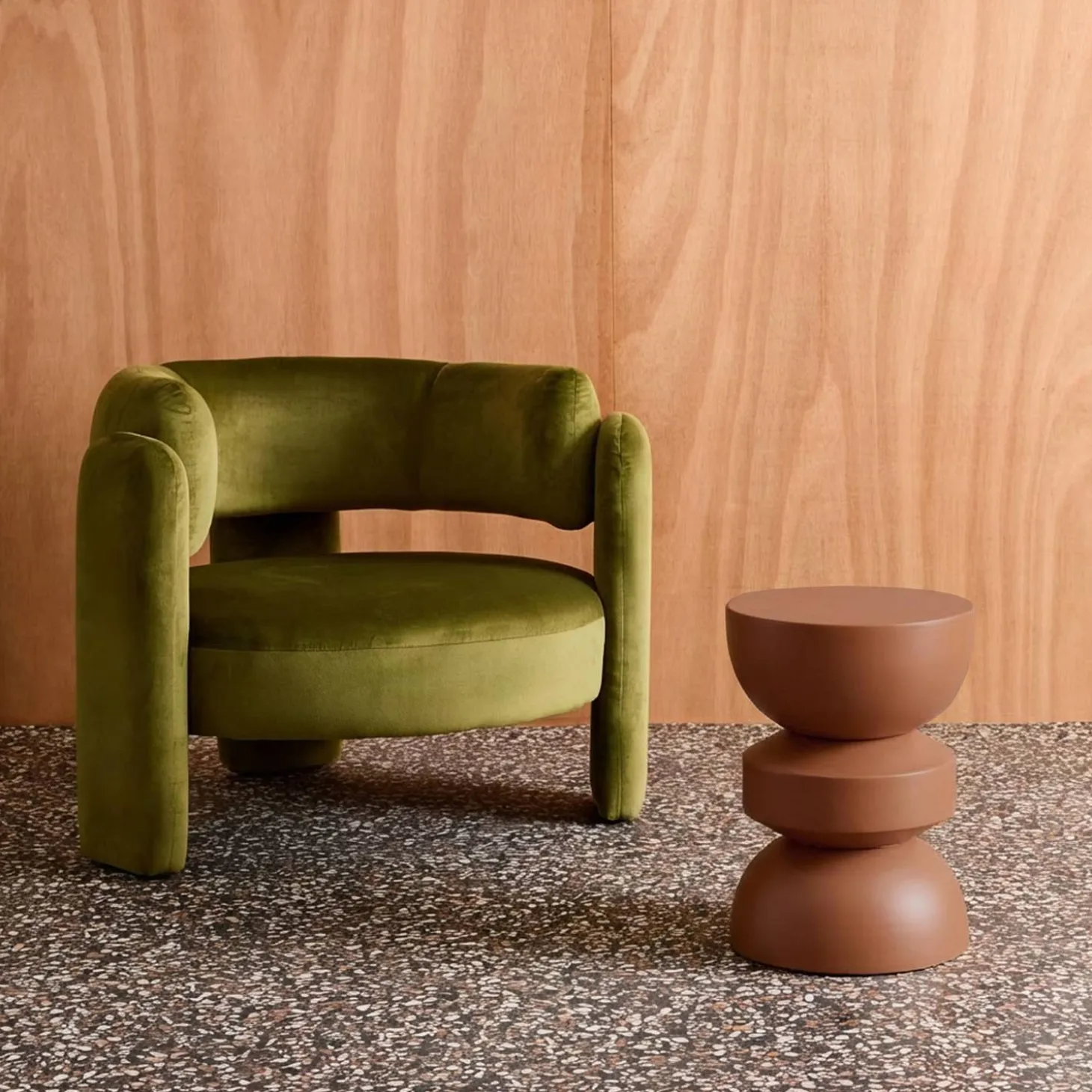 Beistelltisch, Couchtisch, Nachttisch Metall Ø32 x H 43,5cm